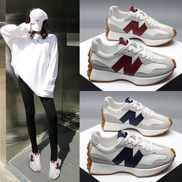 

nbdad shoes womens ins fashionable 2021 spring and summer new versatile internet thick bottom casual sports cortez womens shoes, Black