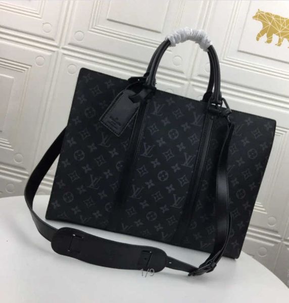

men's body brand bags designer eclipse briefcase luxury handbags iconic ale#m45265 handles shoulder black totes cross flower bag canvas