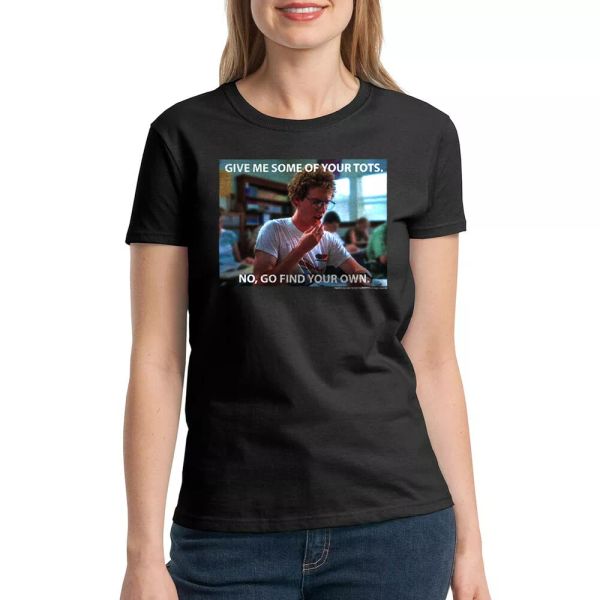 

napoleon dynamite tots women's black t-shirt new sizes s-2xl, White;black