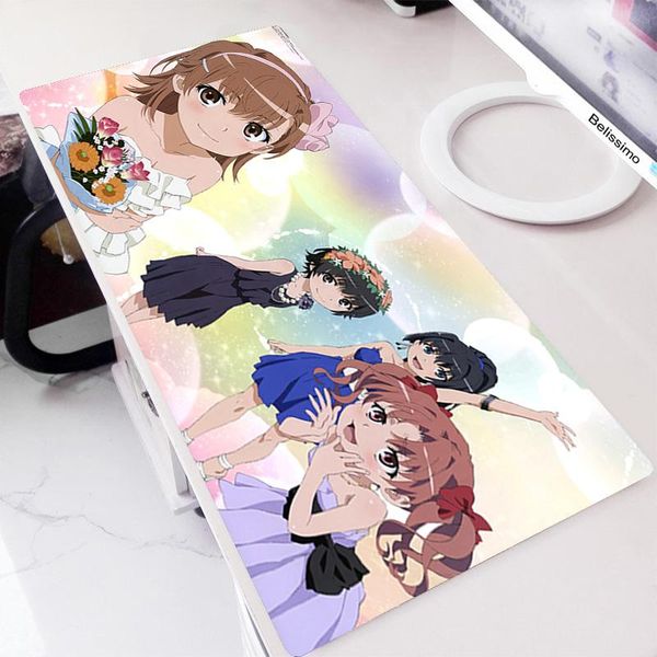 

mouse pads & wrist rests gamer anime pc gaming carpet for computer cabinet mat xxl keyboard with mats big mousepepad beautiful mikoto misaka