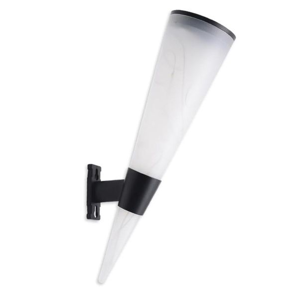 

solar lamps 2 pack led outdoor wall light waterproof torch lamp street lighting two modes of white and warm color