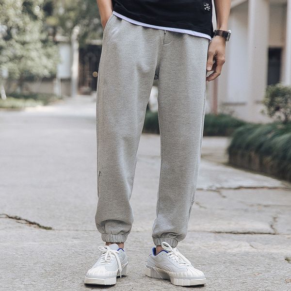 

men's pants loose-fit casual harajuku-beam leg spring and summer basketball jogging sports handsome men's1 k3gr, Black