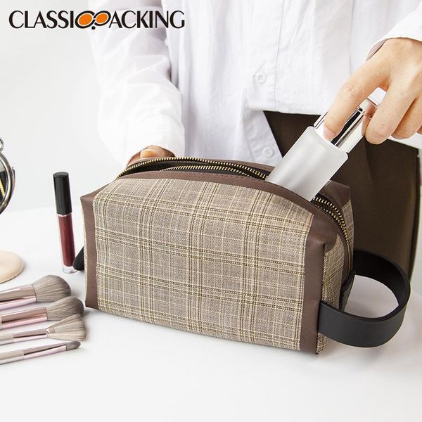 

cosmetic bags & cases large-capacity travel makeup bag organizer toiletry square portable zipper handbag storage make up