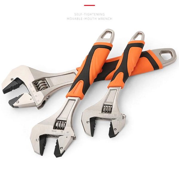 

hand tools adjustable ratchet wrench tool repairing spanner for nuts bolts with scale water-tap screw machine models