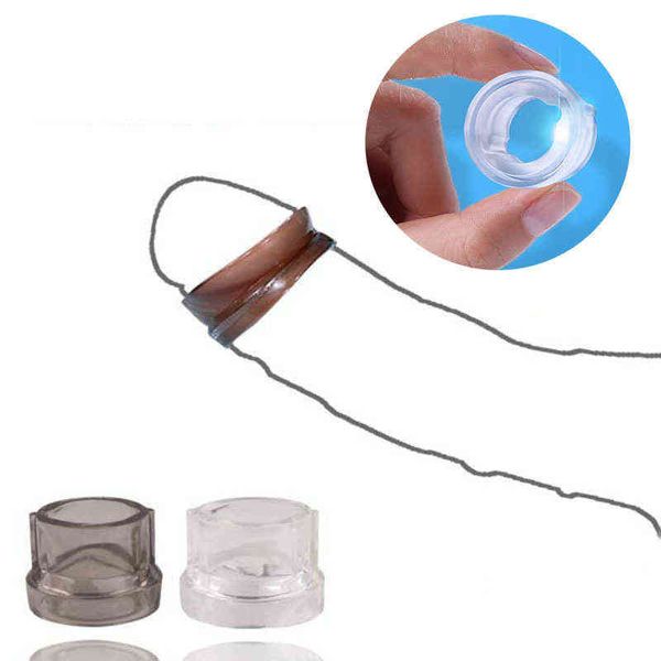 Dispositivi di castità sessuale NXY Anelli di correzione in gomma siliconica riutilizzabili per uomini e adulti glande del pene ritardanti dell'eiaculazione giocattolo del sesso 1126