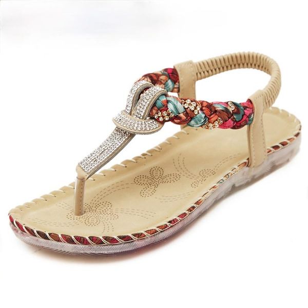

sandals women bohemia casual shoes beach summer girls flip flops gladiator fashion cute flats, Black