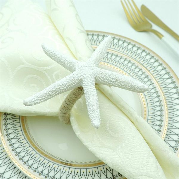 

napkin rings set of 4 sea star ring for starfish serviette tables wedding birthday banquet christmas decor