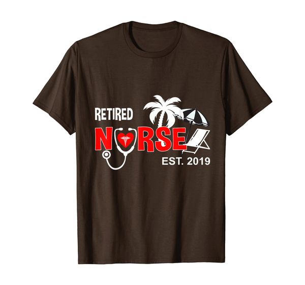 

Retired Nurse Est.2019 Shirt Nurse Gift For Men Women T-Shirt, Mainly pictures