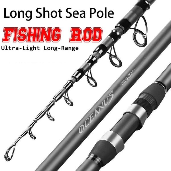 

boat fishing rods 2.7m-5.4m long s sea pole rod ultra-light long-range throwing tackl