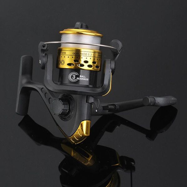 

fishing reals aluminum body spinning reel g-ratio 5.2:1 reels with line copper rod rack drive fish tools x164g baitcasting