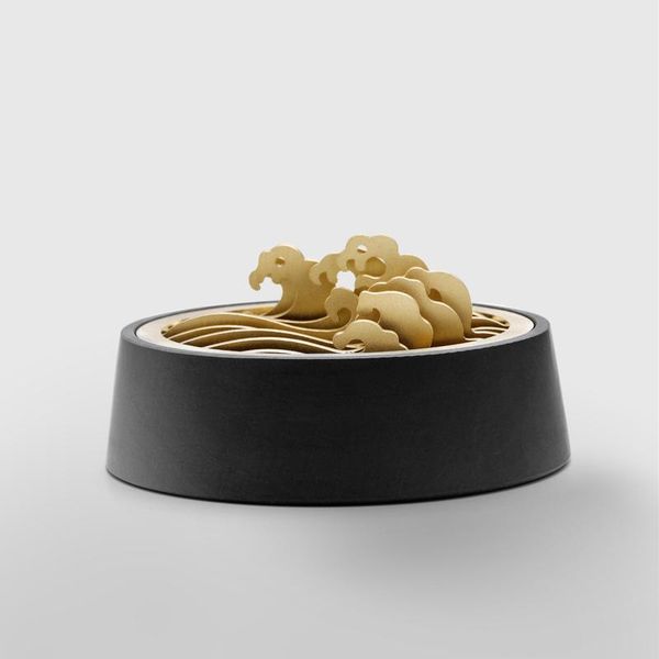 

fragrance lamps brass incense burner waterfall indoor gift creative rockery smoke fountain bruleur encens home decoration eb5xx