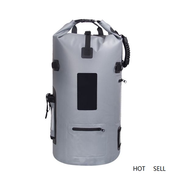 

40l water resistant diving bag drybags folding bucket fishing camping sink bag for boat kayak equipment waterproof ocean pack