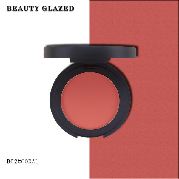

blush beauty natural long lasting whitening concealer foundation pearlescent matte oil control rouge powder cake tslm1