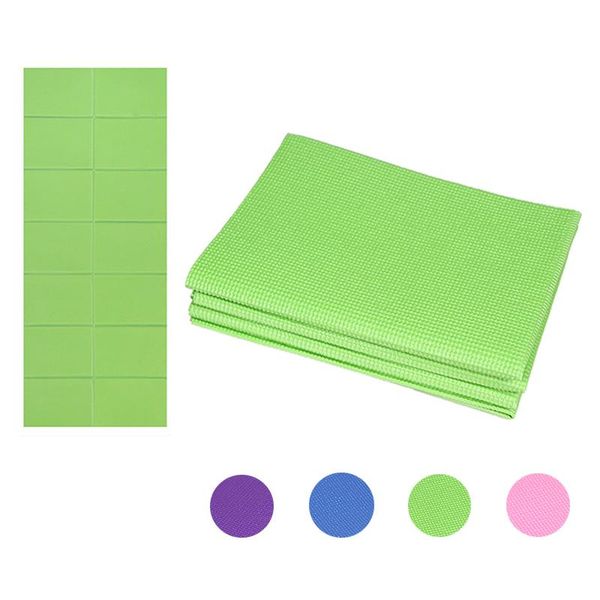 

lixada 173*61*0.4cm pvc yoga mat anti-skid sport fitness stretching floor for pilates exercise home gym mats