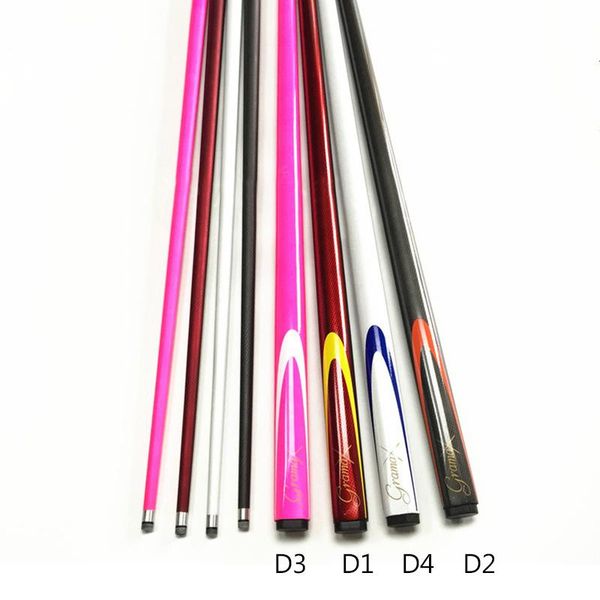 

china manufacture 1/2 carbon fiber billiard snooker cue cues