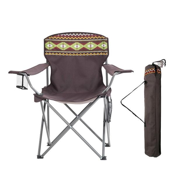 

outdoor portable folding stool train bench chair iron fishing camp furniture