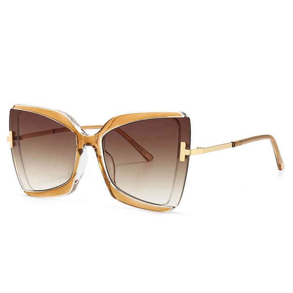 

new fashion butterfly shape half rim sun glass oversized women sunglass uv400 pc lunette de soleil femme, White;black