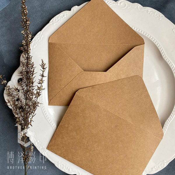 

gift wrap blank american cowhide textured vintage natural forest envelope cover