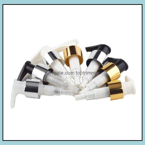

aessories & hair products24/410 lotion bottle pump head black white nozzle empty container gold sier foil neck pum aessory dispenser tools d