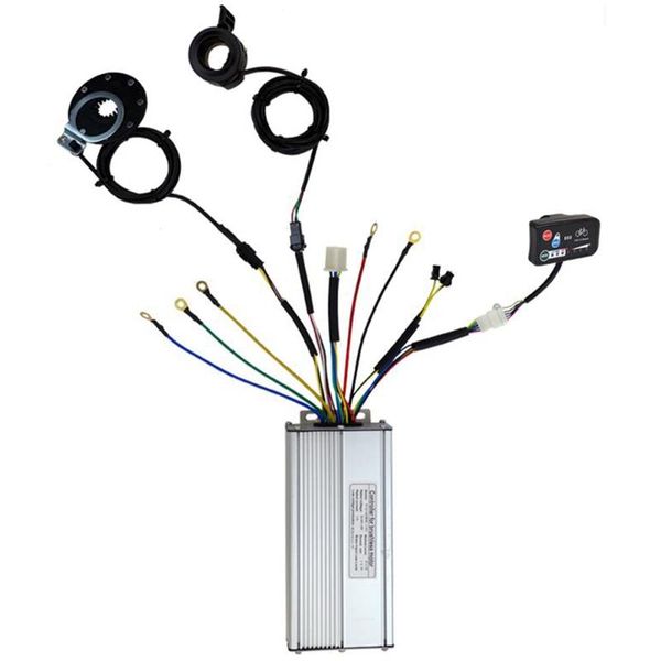 

tools 36v/48v 1000w 30a electric bicycle sine wave controller kt led880 display&thumb throttle and sensor sm accessories