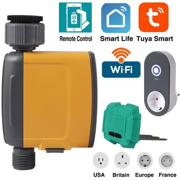 

connect watering timer waterproof irrigation soil moisture sensor garden controller smart system equipments