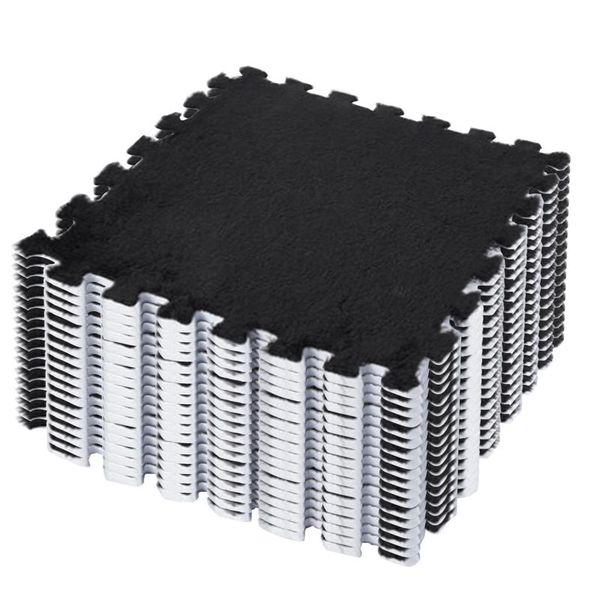 

carpets 18 piece non slip floor mat modern polyester carpet solid home living protection surface fitness decoration accessories