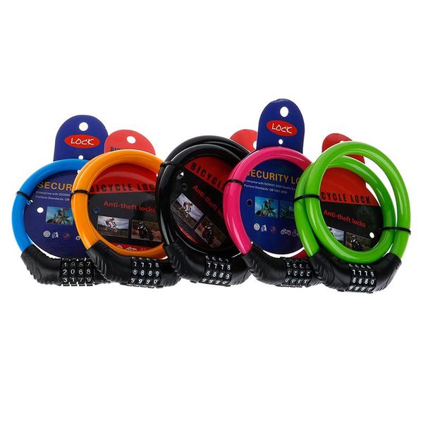 

bike locks lock 4 digit code combination bicycle security