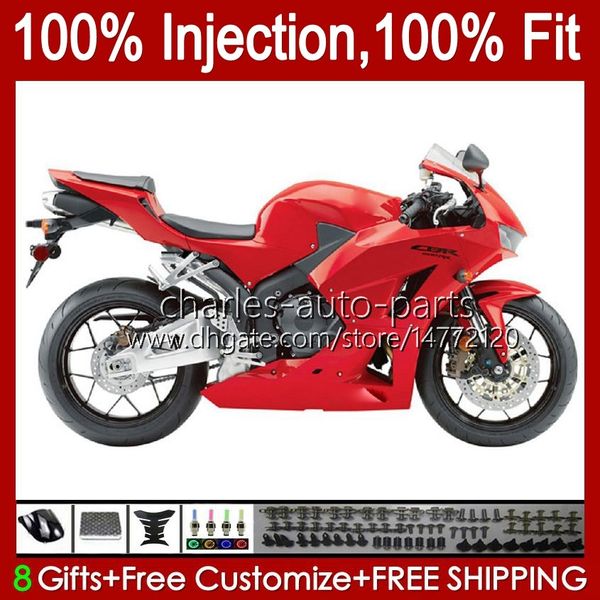 Injektionsverkleidungen für Honda CBR600 CBR 600 CC RR F5 13 14 15 16 17 18 19 20 57NO.53 CBR600RR 2013 2014 2015 2016 2017 2018 2019 2020 cbr 600rr 600cc Fabrik rot 13-20 Körper