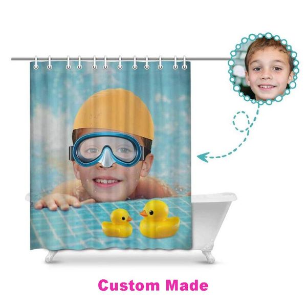 

shower curtains custom opaque curtain washable waterproof fabric bath for bathroom pod drop