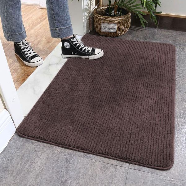 

bath mats mat non-slip water absorption floor rugs washable soft entrance door thicken durable carpet for bathroom home decor