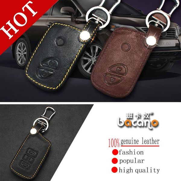 

keychains genuine leather car intelligent/folding key case fob cover for es250 ct200h rx270 rx350 240, Silver