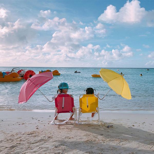 

outdoor portable folding chair for children fishing camping beach picnic with umbrella oxford cloth lightweight seat camp furniture