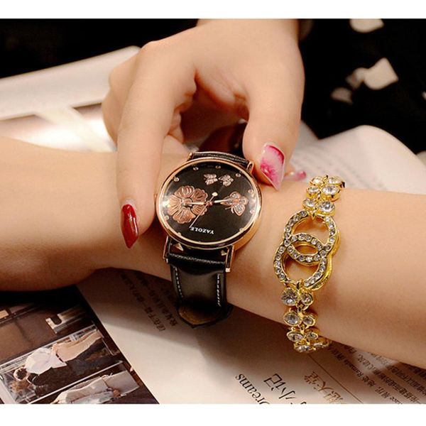 

brand fashion butterfly rose gold watch women watches luxury rhinestone quartz hour montre femme wristwatches, Slivery;brown