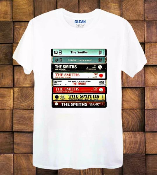 

the smiths t shirt music album cover cassette ladies tee 0115, White;black