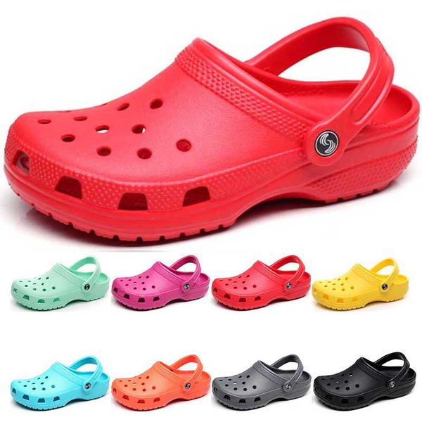 

344 hotsale fashion Sandals Slip On Casual Beach Waterproof Shoes men Classic Nursing Clogs Hospital Women Slippers Work Medical, 13 36-47