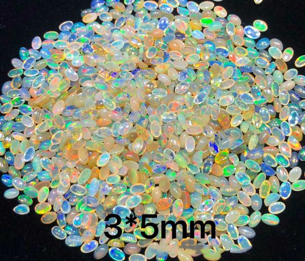 

australian natural opal gemstones support re-inspection 7x9mm h1015, Black