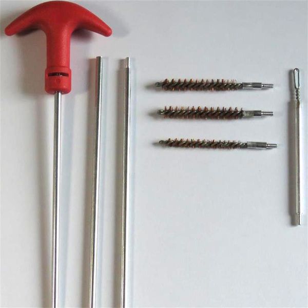 

pistol cleaning rod set for .177, .22, .25 (4.5mm, 5.5mm. 6.35mm) & includes a jag stud - for air rifles and pistols