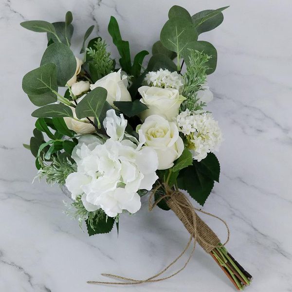 

wedding flowers 2021 fairy bridal bouquet garden style bouquets 28*45cm