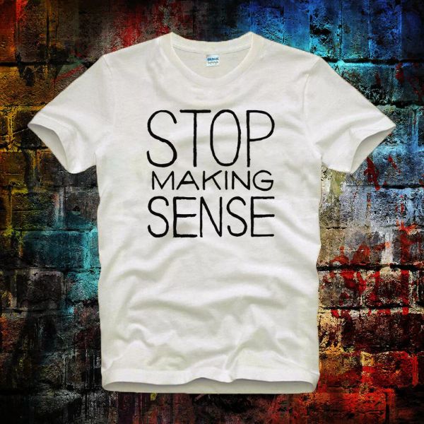 

smaking sence tee talking head / men's/ ladies t shirt 604b, White;black