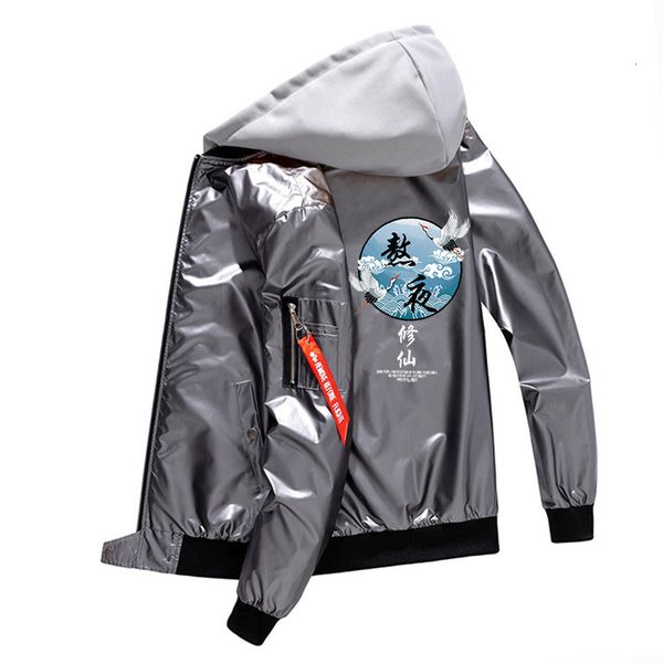 

jacket baseball men in hoodie fashion impression of casual korean cartoon man streetwear wild released hip hop bomber jacket, Black;brown