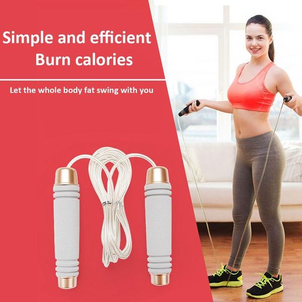 

jump ropes adjustable speed wire adults fitness sport skipping rope handle bodybuilding crossfit workout equipments strap kids