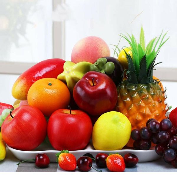 

artificial fake foam fruits home kitchen table cabinet decors pography prop #35 party decoration