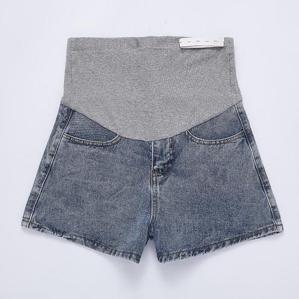 

maternity bottoms summer jeans for pregnant clothes elastic waist belly denim pants pregnancy clothingÂ mother nursing trousers, White