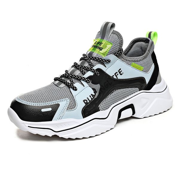 

summermen's sports men lightweight shoe breathable casual white black blue shoes trendy youth running sneakers item one s