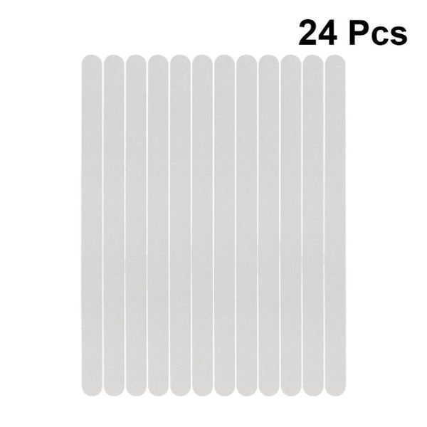 

bath mats 24pcs anti-slip strips transparent shower stickers safety non for bathtubs showers stairs floors (2c