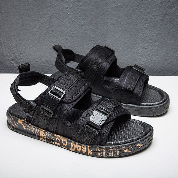 

men sports trainers sneaker big size slippers sandals summer youth student slides black grey white light blue orange designers flip flops co