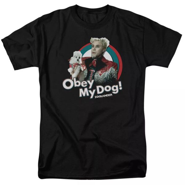 

zoolander obey my dog t-shirt sizes s-3x new, White;black