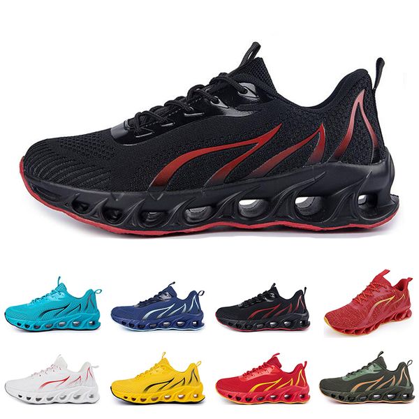

2021 men running shoes no brand fashion trainer triple black white red navy yellow blue mens outdoor sports sneakers color 322