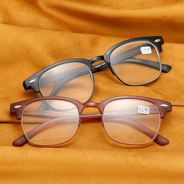 

sunglasses vintage square plastic frame women reading glasses men computer hyperopia presbyopia +1.0+1.5+2.0+2.5+3.0+3.5+4.0, White;black