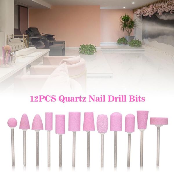 

quartz nail drill bits set file replacement manicure art tools kits